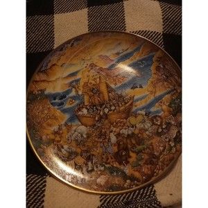 1991 Franklin Mint Heirloom Two by Two Collector Plate Bill Bell 8" m172